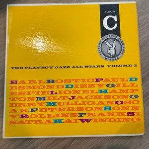 Playboy Jazz all stars vintage vinyl record John Coltrane Duke Ellington